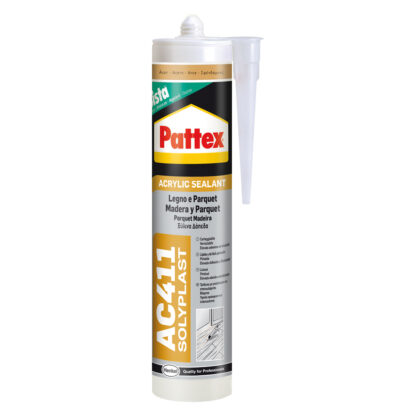 SILICONE ACRILICO PER LEGNO E PARQUET 'PATTEX AC41 ml 300 - Acero