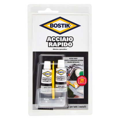 ADESIVO 'ACCIAIO RAPIDO' ml. 30 (2 x 15 ml)