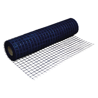 RETE PER ARMATURA PAVIMENTI mt 1 x  50 - gr.150/mq - col.blu