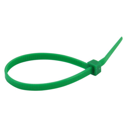 FASCETTA A STRAPPO PER CABLAGGIO mm 2,5 x  100 pz 100 - verde