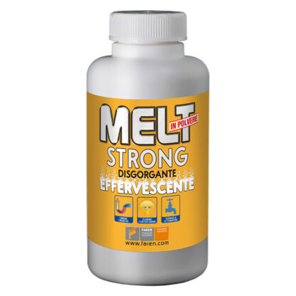 DISGORGANTE EFFERVESCENTE IN POLVERE 'MELT STRONG' gr 600