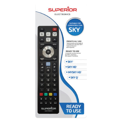 TELECOMANDO COMPATIBILE PER TV 'REPLACEMENT SKY' tipo universale