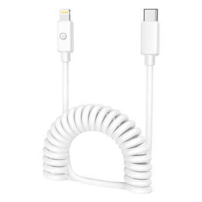 CAVETTO PER SMARTPHONE 'FLESSIBILE' USB tipo C / Lightning Apple -(20W)